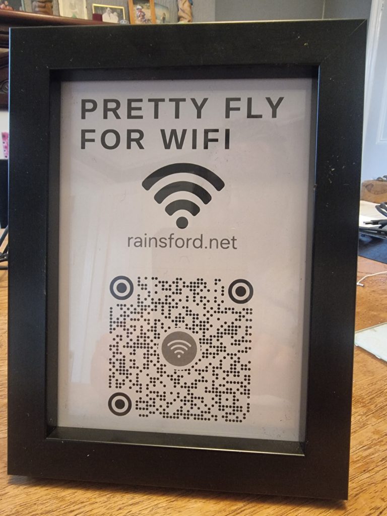 PRETTY FLY FOR WIFI - Black A5 Frame