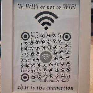 To WIFI or not to WIFI - Framed WIFI access code